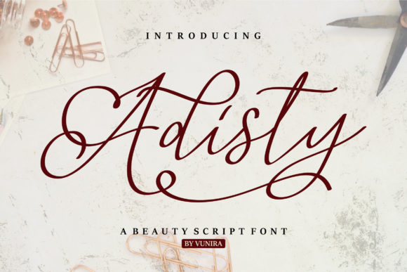 Adisty: A Timeless Script Handwritten Font for Branding