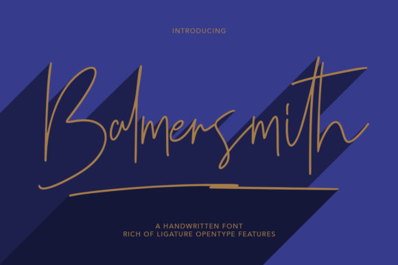 Balmersmith Flowing Handwritten Font for Campaign Designers