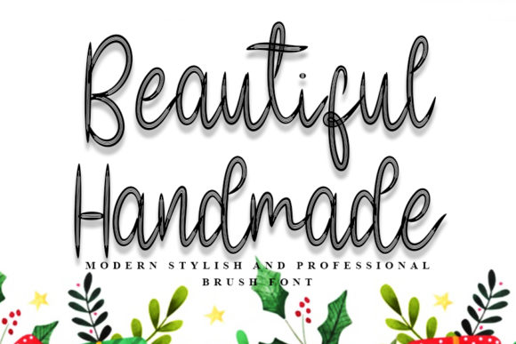 Beautiful Handmade: A Distinctive Script Handwritten Font