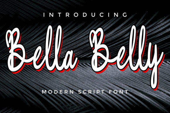 Bella Belly: A Festive Script Handwritten Font for Real Designers