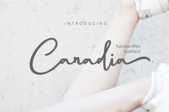 Canadia Script Handwritten Font for Makers