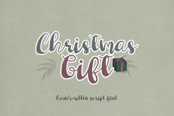 Christmas Gift: A Quirky Handwritten Font for Festive Designs