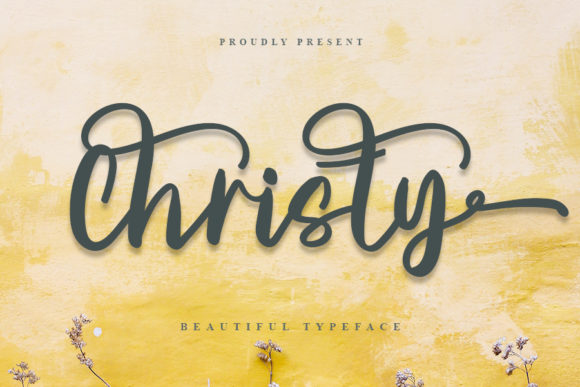 Christy Script Font for Elegant Editorial Design
