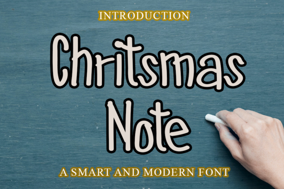 Chritsmas Note: A Tall and Friendly Handwritten Font