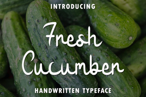 Fresh Cucumber Font for Elegant Digital Branding and Web Design