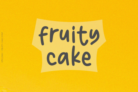Fruity Cake: A Playful Script Handwritten Font for Joyful Design