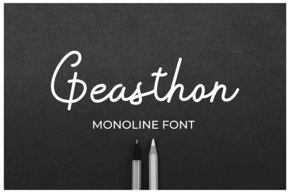 Geasthon: A Casual Script Font for Memorable Branding