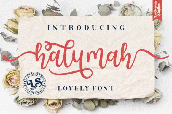 Halymah: A Timeless Script Handwritten Font for Elegant Web Typography