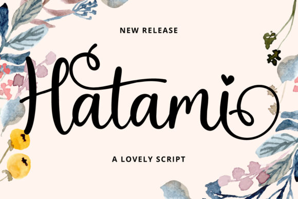 Hitami: The Elegant Script Handwritten Font for Refined Design