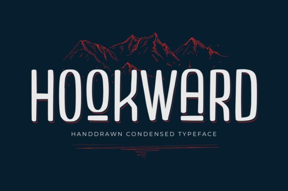 Hookward: A Minimal Sans Serif Font for Small Business Branding