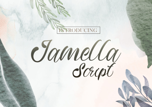 Jamella Font: Elegant Script Handwritten Typeface for Digital Brands