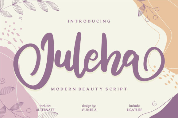 Juleha: A Sweet & Delicate Script Handwritten Font for Editorial Charm