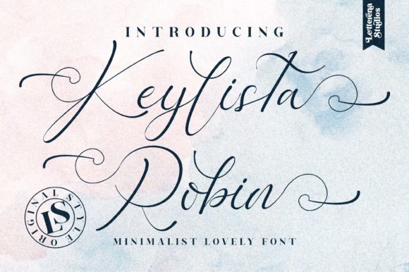 Keylista Robin: A Thin Script Handwritten Font for Elegant Branding
