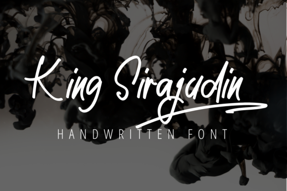King Sirajudin Script Handwritten Font for Digital Branding