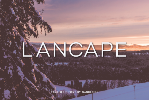 Lancape Font: Casual Sans Serif for Business Branding