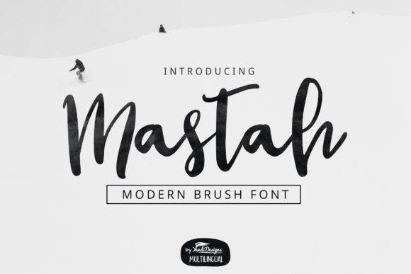 Mastah: A Smooth Handwritten Font for Editorial Design
