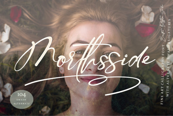 Morthsside: A Romantic Calligraphy Font for Sweet Designs