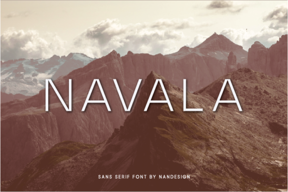 Navala: A Stunning Sans Serif Typeface for Editorial Displays