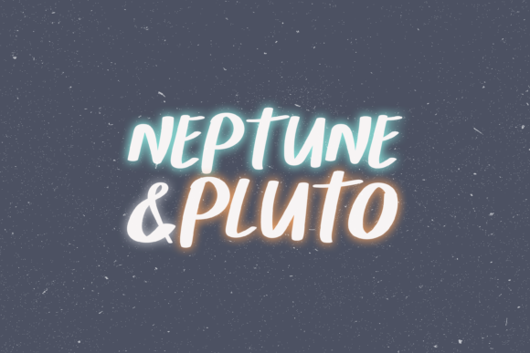 Neptune Pluto: A Sweet Handwritten Font for Thoughtful Design