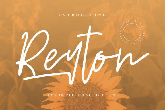 Reyton: A Script Handwritten Font for Elegant Editorial Moments
