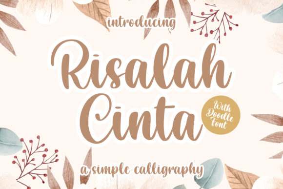 Risalah Cinta Script Font for Warm, Memorable Branding
