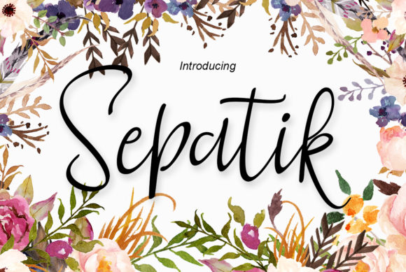 Sepatik: A Glamorous Script Font for Small Business Branding