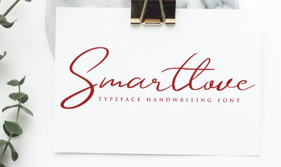 Smartlove Font: A Stylish Script Handwritten Typeface for Makers