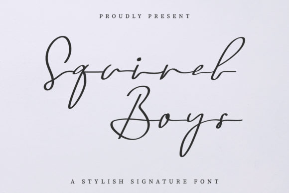 Squirel Boys Font: A Minimal Handwritten Typeface for Real Branding