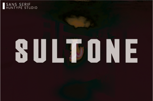 Sultone: A Bold Sans Serif Font for Editorial Design