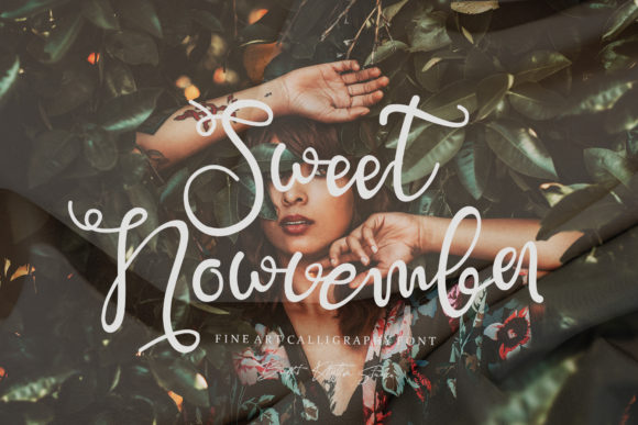Sweet Nowvember: A Joyful Script Handwritten Font for Editorial Design