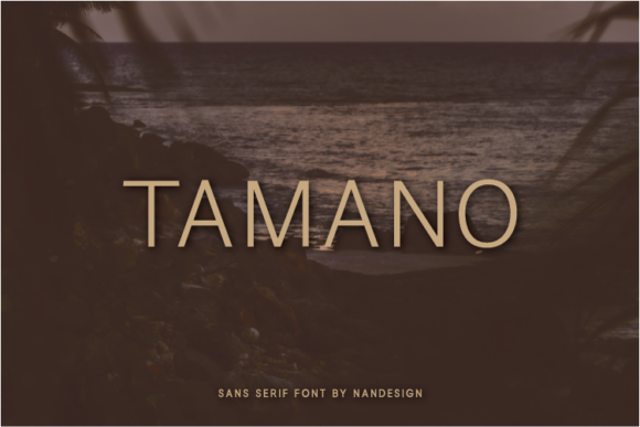 Tamano: The Simple Sans Serif Font for Modern Web Design