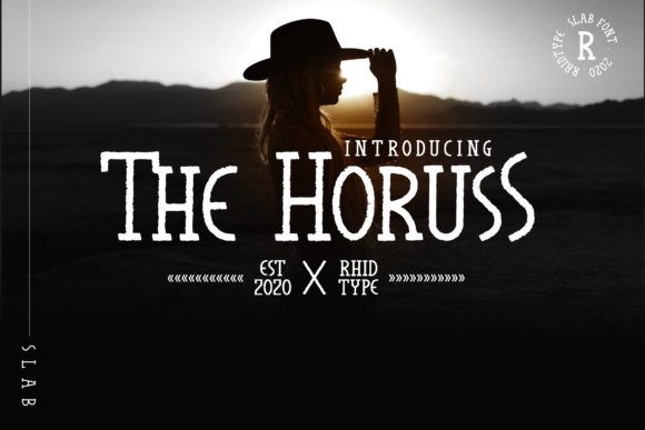 The Horuss: A Bold Vintage Serif Font for Editorial Impact