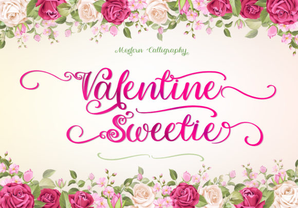 Valentine Sweetie: An Elegant Script Handwritten Font for Digital Branding