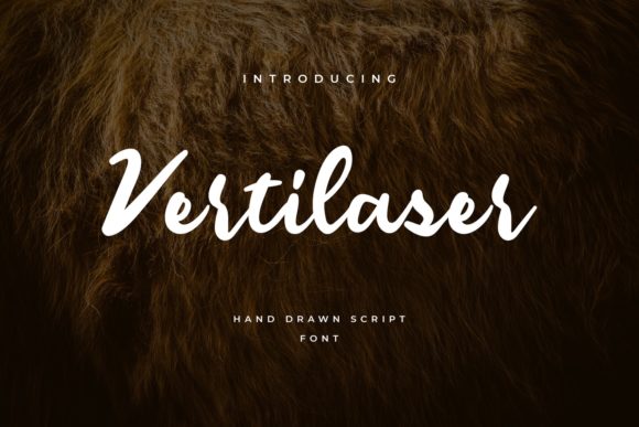 Vertilaser: A Delicate, Elegant Script Handwritten Font for Creative Branding