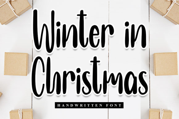 Winter in Christmas: A Sweet Script Handwritten Font for Editorial Joy