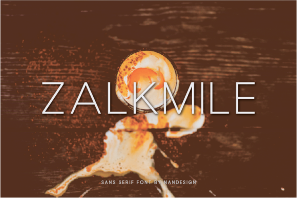 Zalkmile: A Trendy Sans Serif Typeface for Real-World Design Projects
